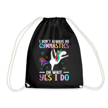 Turner Cartwheel - Drawstring Bag - black - Front