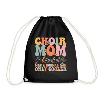 Groovy Chanteur Chanteur Choriste - Sac de sport léger - noir - Devant