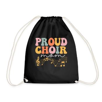 Groovy Chanteur Chanteur Choriste - Sac de sport léger - noir - Devant