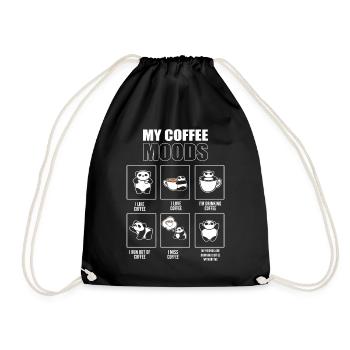 My Coffee Moods Barista - Turnbeutel - Schwarz - Vorne