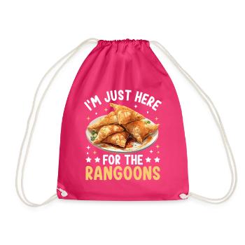 Drôle de crabe Rangoon Cuisine chinoise - Sac de sport léger - fuchsia - Devant