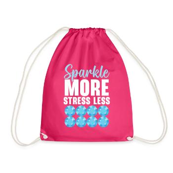 Outils de peinture au diamant Diamond Painter - Sac de sport léger - fuchsia - Devant