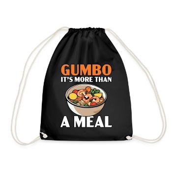 Gumbo Lovers Foodie Louisiane Manger Cuisine Cajun - Sac de sport léger - noir - Devant
