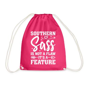 Fille du Sud - Sac de sport léger - fuchsia - Devant