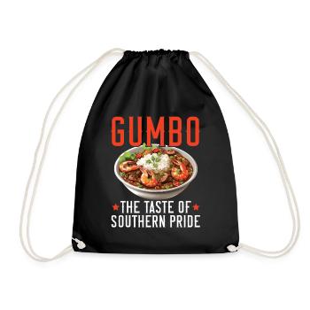 Gumbo Lover Foodie Louisiane Cuisine Cajun Cuisine - Sac de sport léger - noir - Devant