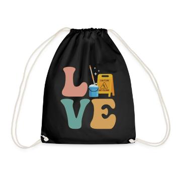 Gardien Gardien Nettoyant - Sac de sport léger - noir - Devant