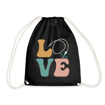 Phlebotomist Phlebotomy Technician Blood Donor - Drawstring Bag - black - Front
