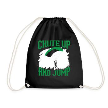 Paratroopers Skydiving Skydiving - Drawstring Bag - black - Front