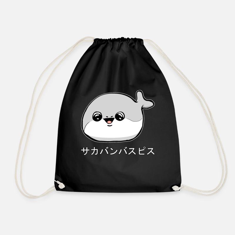 Sacabambaspis Fisch Meme Japanisch - Turnbeutel - Schwarz
