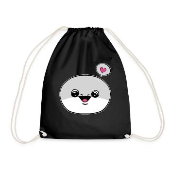 Sacabambaspis Visage Poisson Meme - Sac de sport léger - noir - Devant