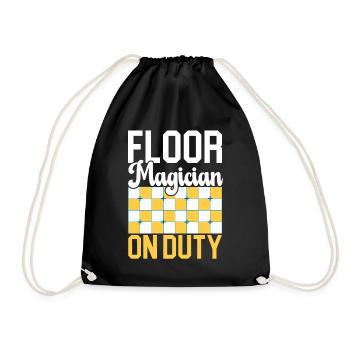 Carreleur Profession Carrelage Couche De Sol Carrelage - Sac de sport léger - noir - Devant