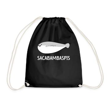 Sacabambaspis Poisson Meme - Sac de sport léger - noir - Devant