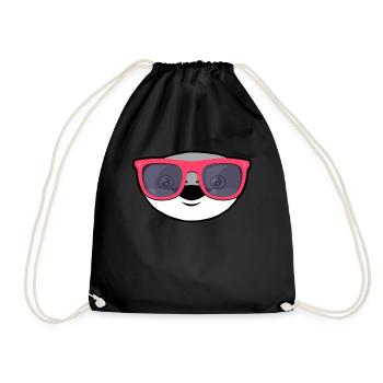 Sacabambaspis Lunettes de soleil Face Fish Meme - Sac de sport léger - noir - Devant