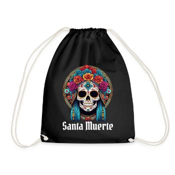 Santisima Muerte Dia De Los Muertos Mexicain - Sac de sport léger - noir - Devant