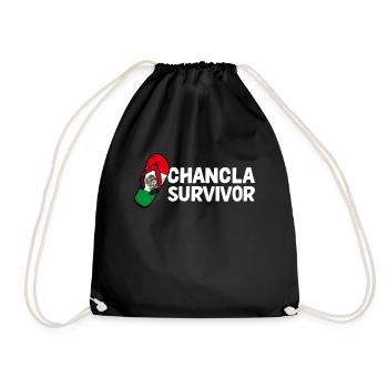 Flag of La Chancla Mexican Mexico - Drawstring Bag - black - Front