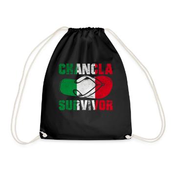 Drapeau de La Chancla Mexique Mexique - Sac de sport léger - noir - Devant