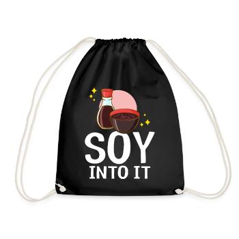 Japanese soy sauce - Drawstring Bag - black - Front