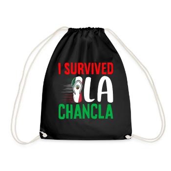 Hispanic Latino American Mexican - Drawstring Bag - black - Front