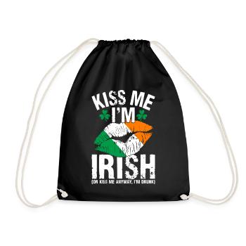 Fête de la Saint-Patrick amusante - Sac de sport léger - noir - Devant