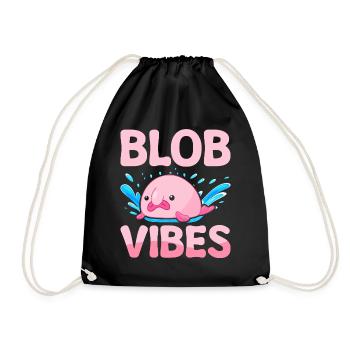 Drôle de créature marine Blobfish - Sac de sport léger - noir - Devant