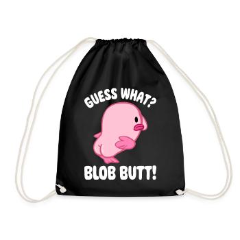 Drôle de créature marine Blobfish - Sac de sport léger - noir - Devant