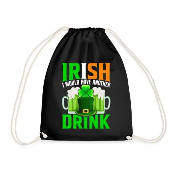 Fête de la Saint-Patrick amusante - Sac de sport léger - noir - Devant