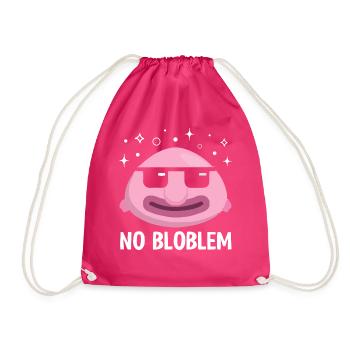 Lustiger Blobfisch Meerestier - Turnbeutel - Fuchsia - Vorne