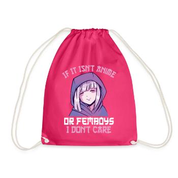 Crossdressing Crossdresser MTF - Drawstring Bag - fuchsia - Front