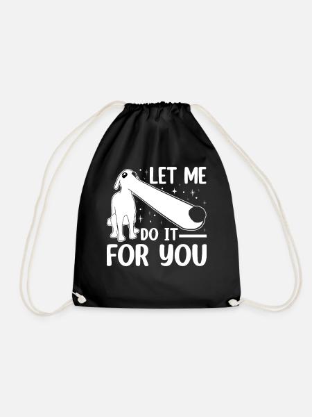 Chien barzoï Meme - Sac de sport léger - noir