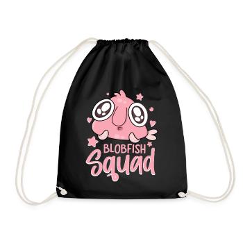 Drôle de créature marine - Sac de sport léger - noir - Devant