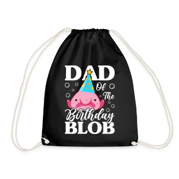 Blobfish Enfants Anniversaire Animal De Mer - Sac de sport léger - noir - Devant