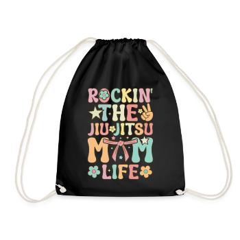 BJJ Martial Arts for Women - Drawstring Bag - black - Front