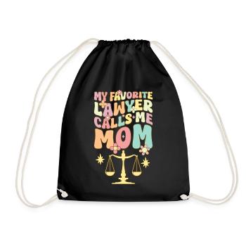 Avocate Maman Étudiante en droit - Sac de sport léger - noir - Devant