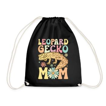 Groovy Eidechse Mama Reptil - Turnbeutel - Schwarz - Vorne