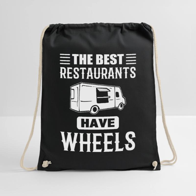 Restaurant auf Rädern Koch oder Kochen Turnbeutel
