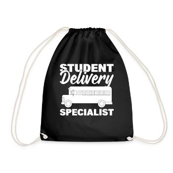 Student Delivery Specialist Busbetreiber - Turnbeutel - Schwarz - Vorne