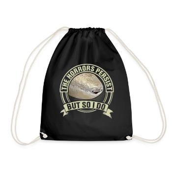 Funny Sacabambaspi Fish Meme - Drawstring Bag - black - Front
