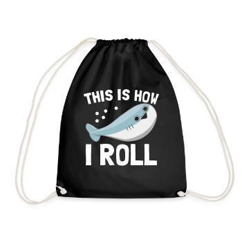Funny Sacabambaspi Fish Meme - Drawstring Bag - black - Front