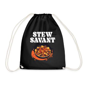 Cioppino Lover Foodie Nourriture Mer Américaine - Sac de sport léger - noir - Devant