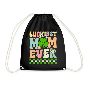 Groovy St. Patrick’s Day Maman irlandaise - Sac de sport léger - noir - Devant