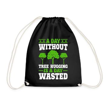 Tree Protector - Drawstring Bag - black - Front