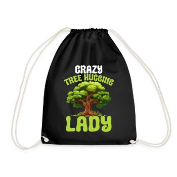 Environmentalist and tree conservationist - Drawstring Bag - black - Front