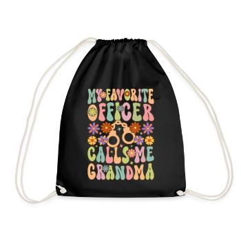 Policier Mamie - Sac de sport léger - noir - Devant