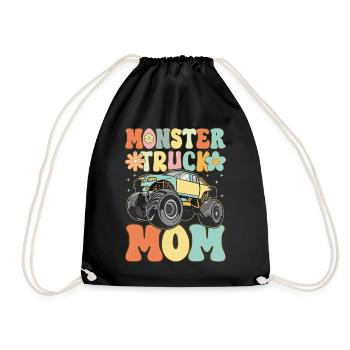 Groovy Camion Amant Maman Femme - Sac de sport léger - noir - Devant