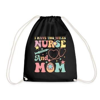 Groovy Allaitement Maman RN - Sac de sport léger - noir - Devant