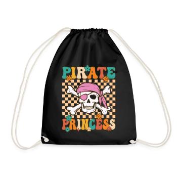 Pilates Instructor Yoga Exercise - Drawstring Bag - black - Front