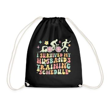 Femme de triathlon - Sac de sport léger - noir - Devant