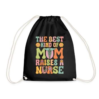 Groovy Nurse Life Nursing - Drawstring Bag - black - Front