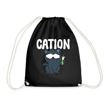 Cation Labortechniker - Turnbeutel - Schwarz - Vorne