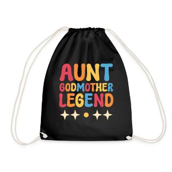 Aunt Godmother Legend Erzieher - Turnbeutel - Schwarz - Vorne